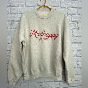NEW Madhappy est.2017 Sweatshirt PEACE Back Graphic Small Unisex oversized